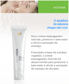 Activida Creme Massageador 60g R$ 34,00